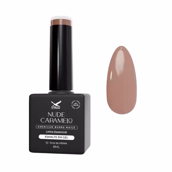 Esmalte em Gel Nude Caramelo - Linha Essencial 8ml
