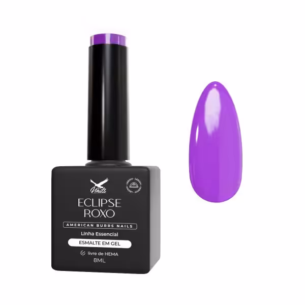 Esmalte em Gel Eclipse Roxo - Linha Essencial 8ml
