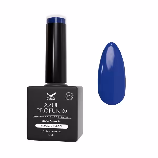 Esmalte em Gel Azul Profundo - Linha Essencial 8ml