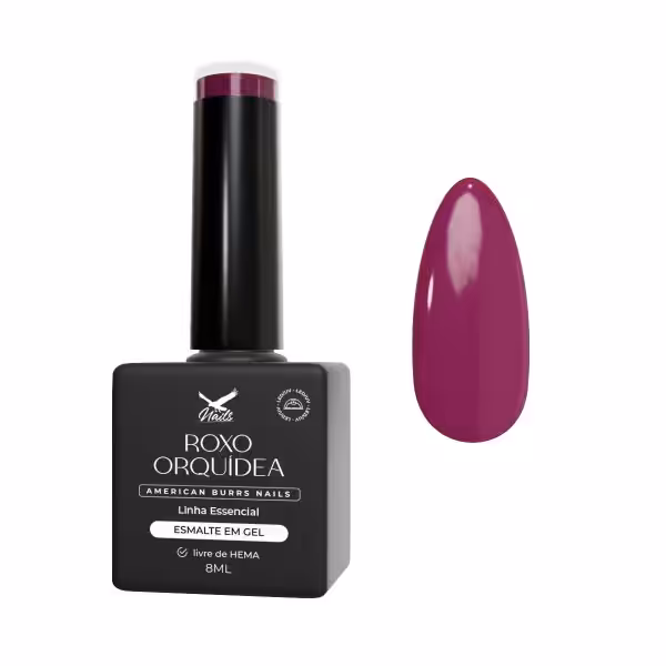 Esmalte em Gel Roxo Orquídea - Linha Essencial 8ml