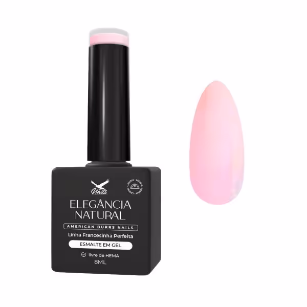 Esmalte em Gel Elegância Natural - Linha Francesinha Perfeita 8ml