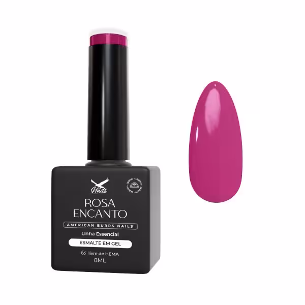 Esmalte em Gel Rosa Encanto - Linha Essencial 8ml