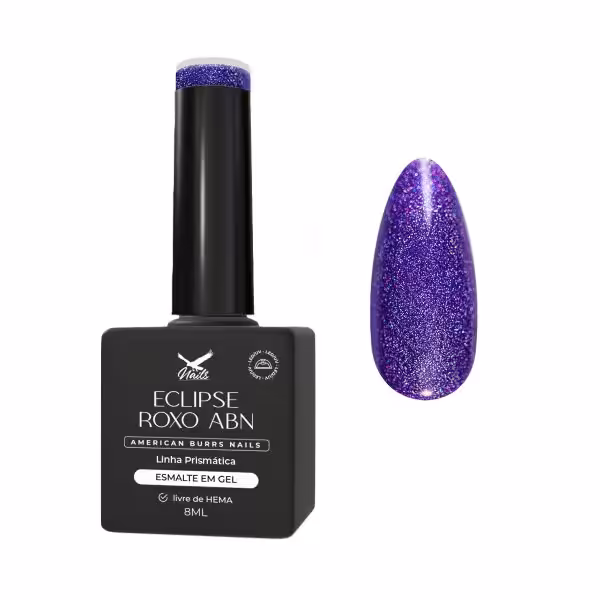 Esmalte em Gel Eclipse Roxo ABN - Linha Prismática 8ml