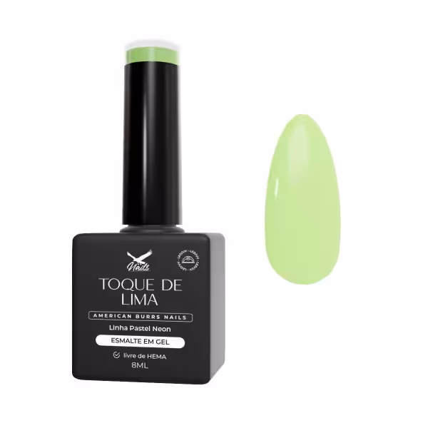 Esmalte em Gel Toque de Lima - Linha Pastel Neon 8ml