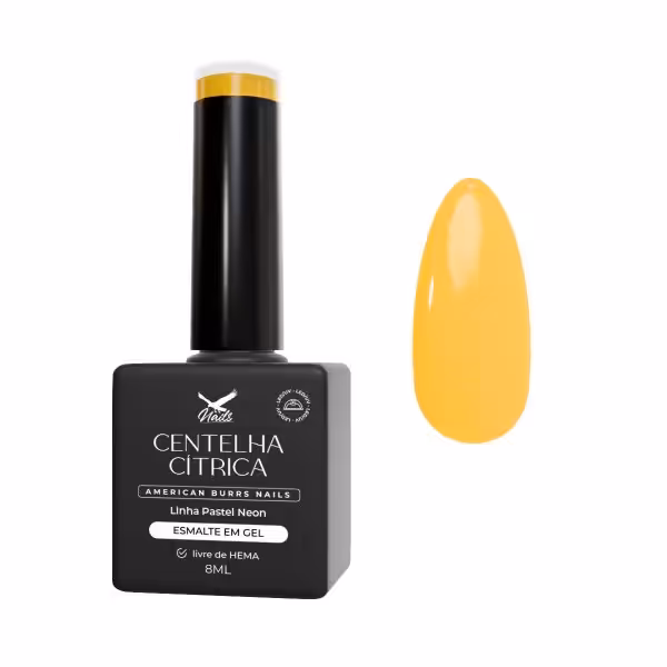Esmalte em Gel Centelha Cítrica - Linha Pastel Neon 8ml