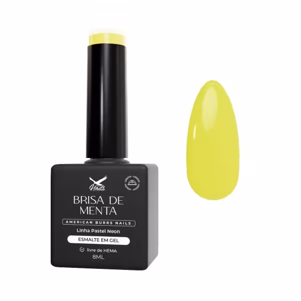 Esmalte em Gel Brisa de Menta - Linha Pastel Neon 8ml