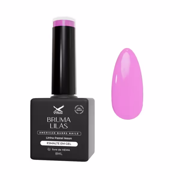Esmalte em Gel Bruma Lilás - Linha Pastel Neon 8ml