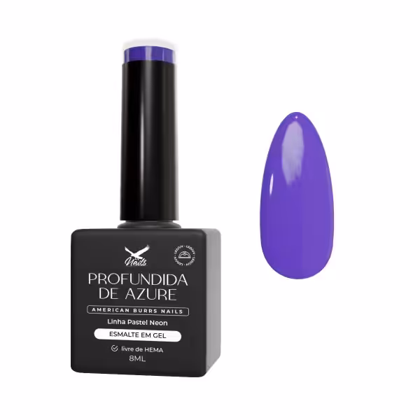 Esmalte em Gel Profundidade Azure - Linha Pastel Neon 8ml