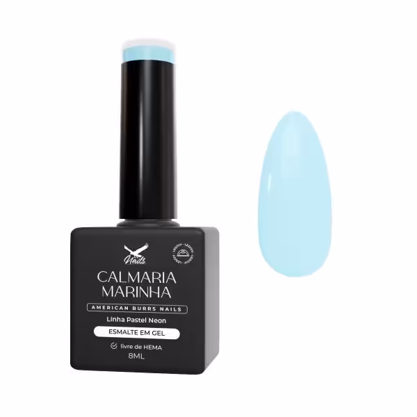 Esmalte em Gel Calmaria Marinha - Linha Pastel Neon 8ml