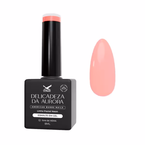 Esmalte em Gel Delicadeza da Aurora - Linha Pastel Neon 8ml