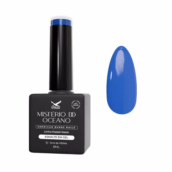 Esmalte em Gel Mistério do Oceano - Linha Pastel Neon 8ml