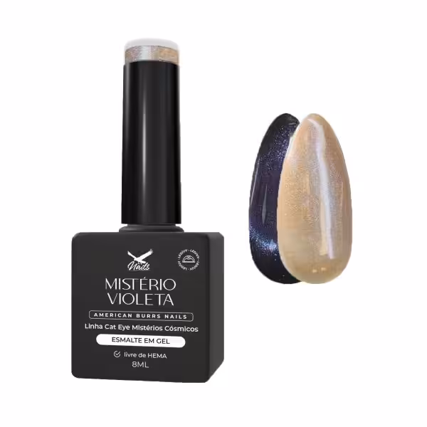 Esmalte em Gel Mistério Violeta - Linha Cat Eye Mistérios Cósmicos 8ml