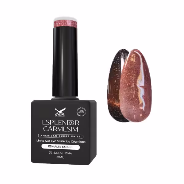 Esmalte em Gel Esplendor Carmesim - Linha Cat Eye Mistérios Cósmicos 8ml