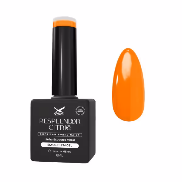 Esmalte em Gel Resplendor Cítrico - Linha Espectro Vitral 8ml