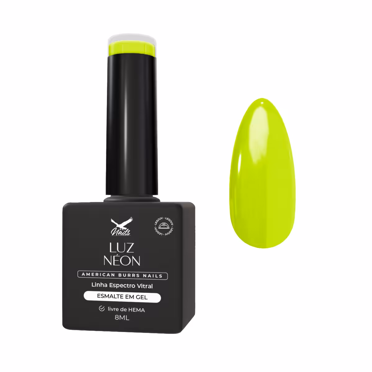 15353199617-ga01-luz-neon.jpg Esmalte em Gel Luz Néon - Linha Espectro Vitral 8ml - Imagem 1