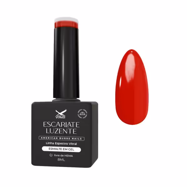 Esmalte em Gel Escarlate Luzente - Linha Espectro Vitral 8ml