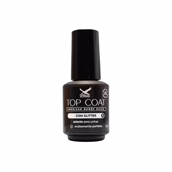 Top Coat com Glitter 5ml