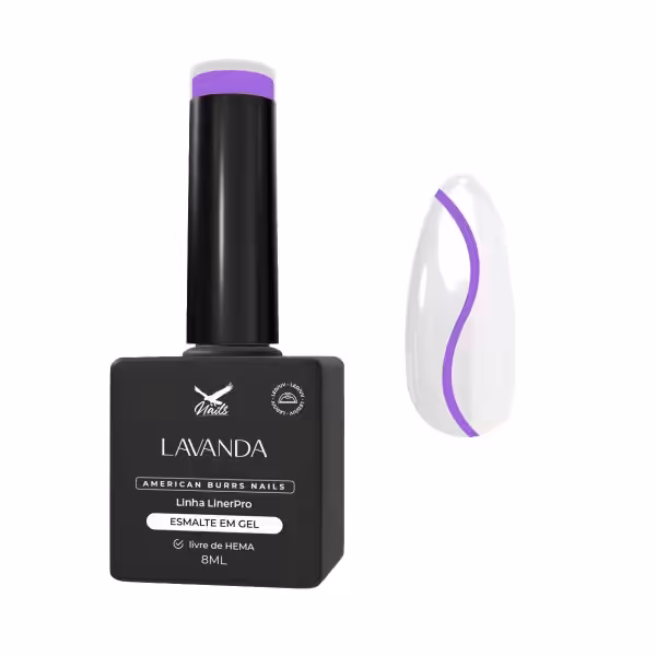 Esmalte em Gel Lavanda – Linha LinerPro 8ml