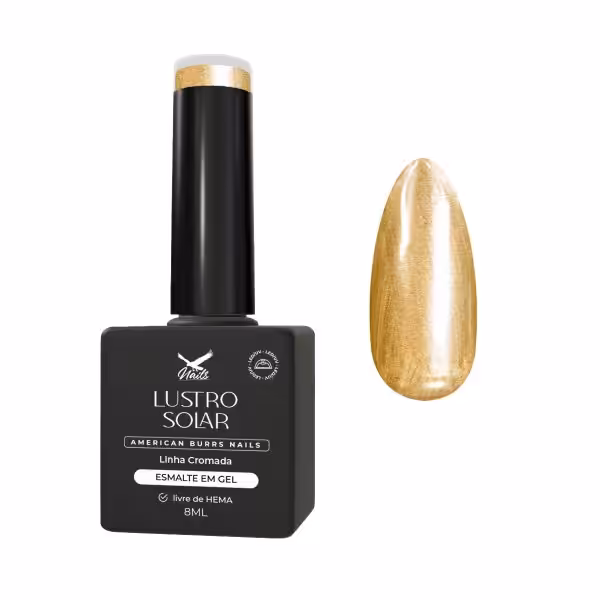 Esmalte em Gel Lustro Solar – Linha Cromada 8ml