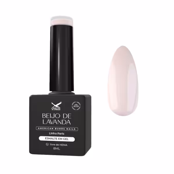 Esmalte em Gel Beijo de Lavanda – Linha Paris 8ml