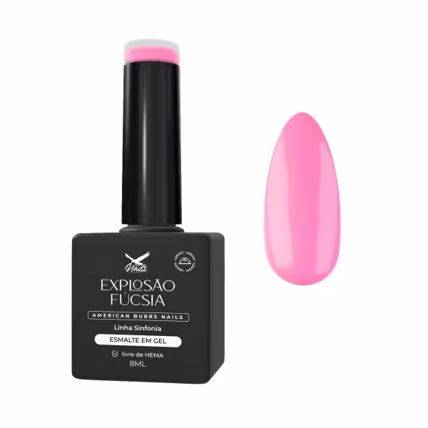 Esmalte em Gel Explosão Fúcsia – Linha Sinfonia 8ml