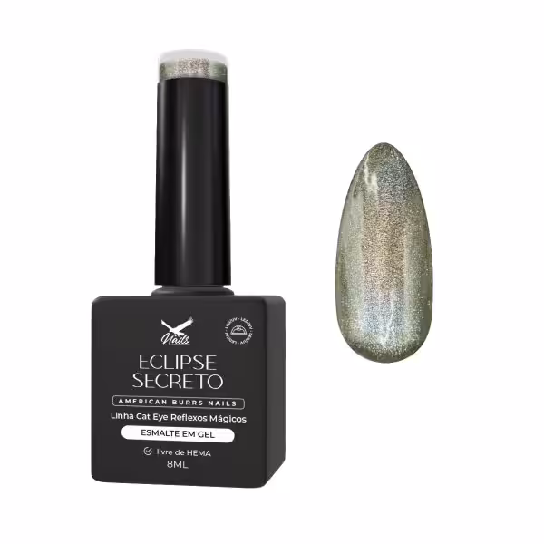 Esmalte em Gel Eclipse Secreto – Linha Cat Eye Reflexos Mágicos 8ml