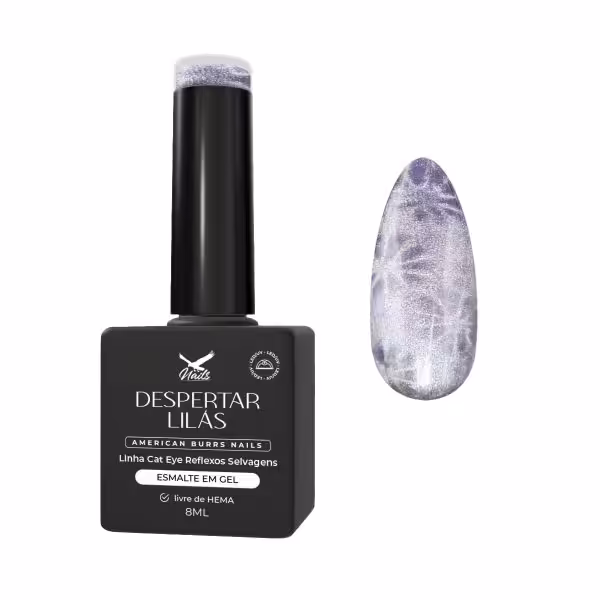 Esmalte em Gel Despertar Lilás – Linha Cat Eye Reflexos Selvagens 8ml