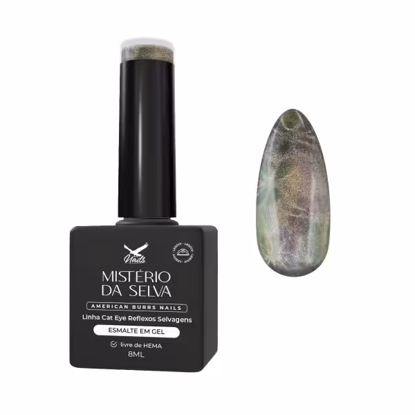 Esmalte em Gel Mistério da Selva – Linha Cat Eye Reflexos Selvagens 8ml