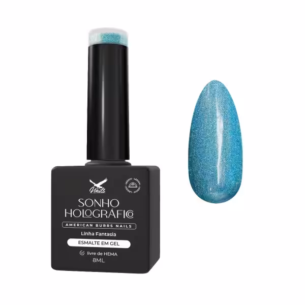 Esmalte em Gel Sonho Holográfico – Linha Fantasia 8ml