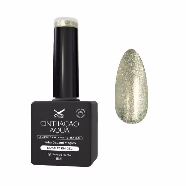 Esmalte em Gel Cintilação Aqua – Linha Oceano Mágico 8ml