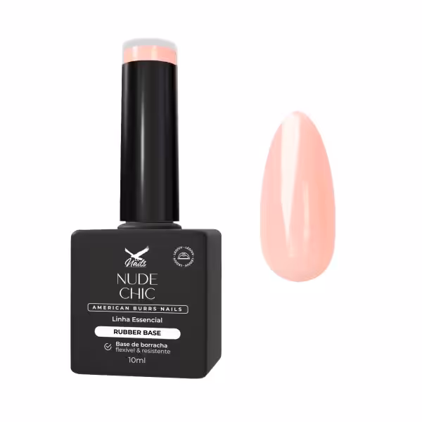 Rubber Base Nude Chic Linha Essencial 10 ml