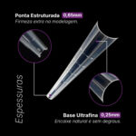 Molde Russo Stiletto 120 peças - Imagem 3