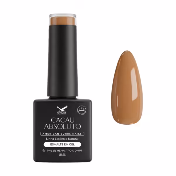 Esmalte em Gel Cacau Absoluto - Linha Essência Natural 8ml