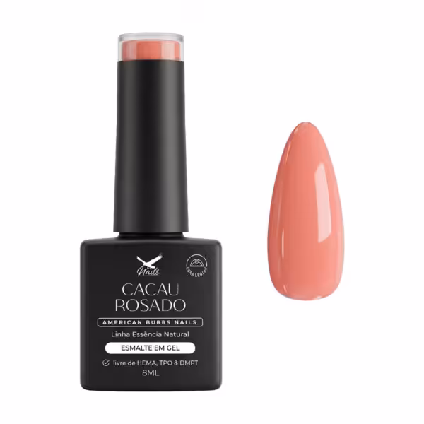 Esmalte em Gel Cacau Rosado - Linha Essência Natural 8ml