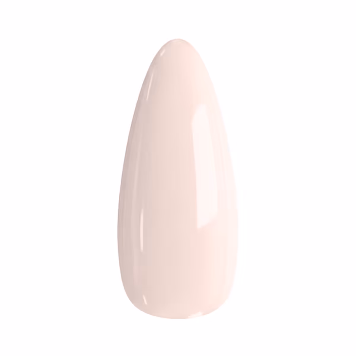 Unha pintada com o Esmalte em Gel Algodão Cru, da Linha Essência Natural