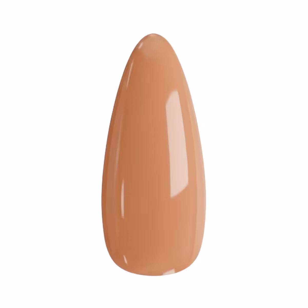 Unha pintada com o Esmalte em Gel Ébano Quente, da Linha Essência Natural