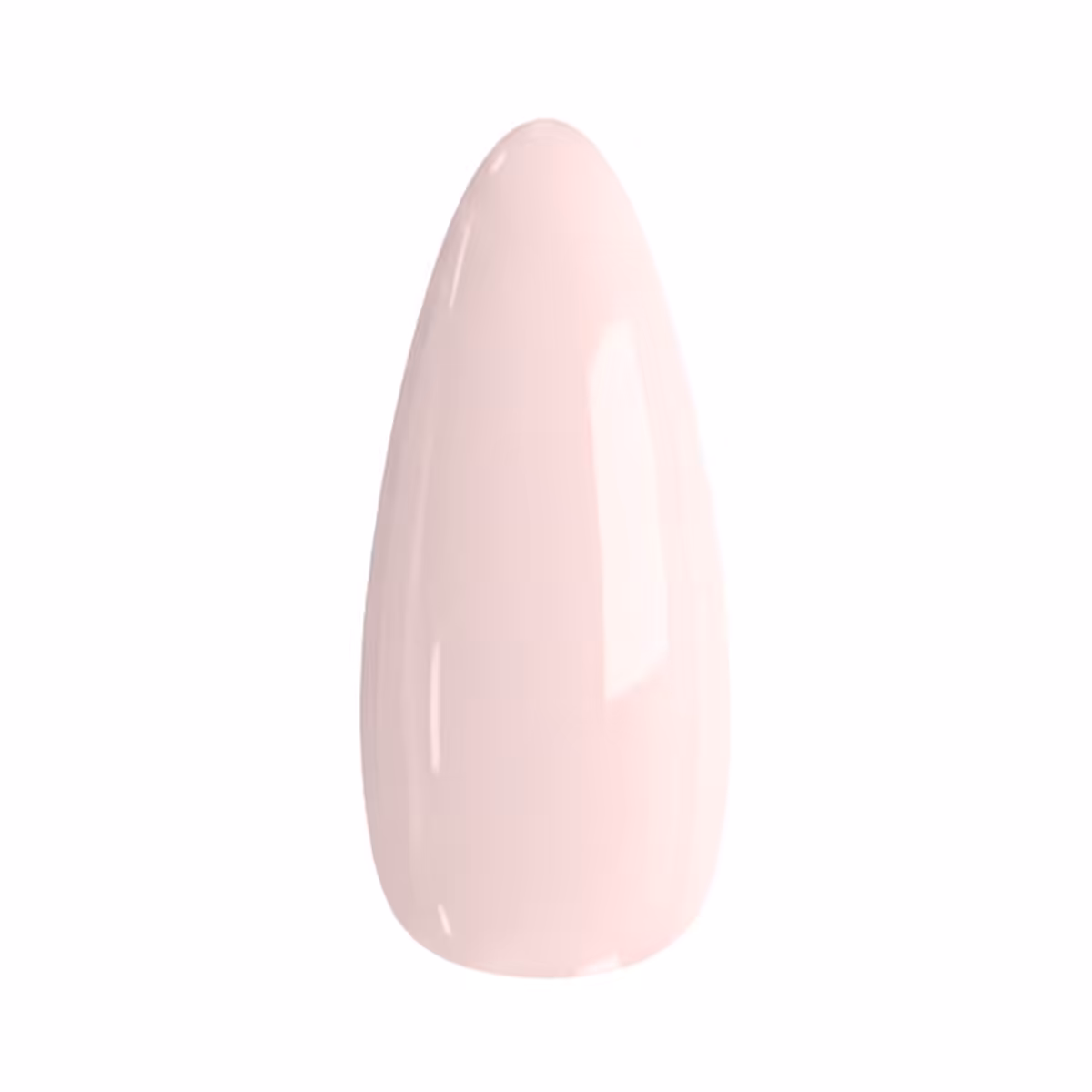 Unha pintada com o Esmalte em Gel Pó de Arroz, da Linha Essência Natural